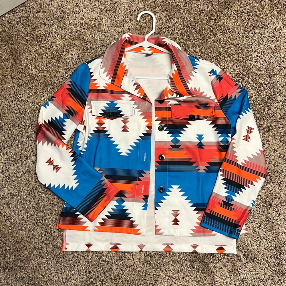 Shein Aztec jacket.